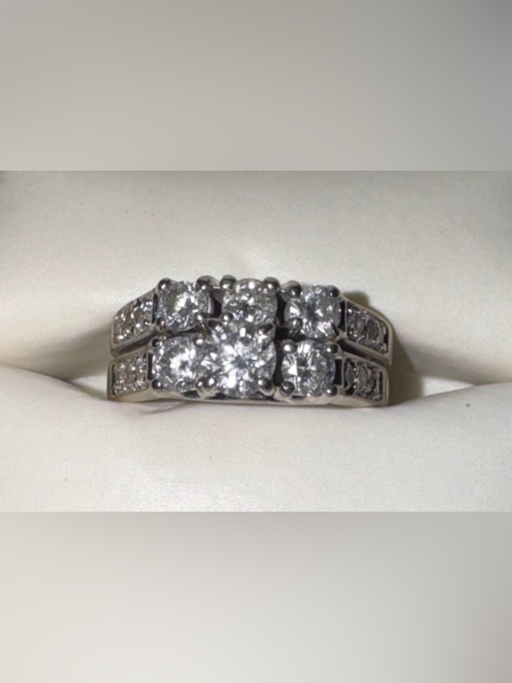 Engagement/Wedding Ring 1.5 CT
Total Weight-Natural Diamonds